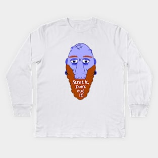 Beard Strut it Kids Long Sleeve T-Shirt